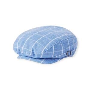 Janie and Jack NWT 4/5 Yrs Tattersall Linen Newsboy Cap